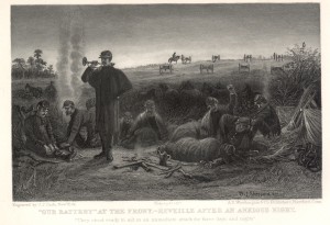 Morning Reveille at the Front