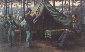 Norton and Butterfield Painting from Berekley Plantation, VA