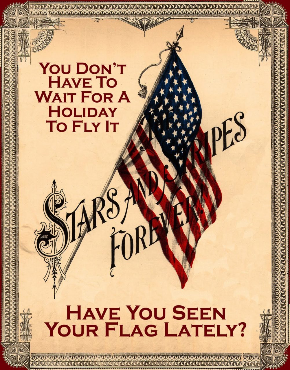 Stars and Stripes vintage ad